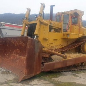 foto 50t CAT D9L new belts+ engine changed, ripper bulldozer