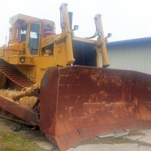 foto 50t CAT D9L new belts+ engine changed, ripper bulldozer