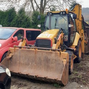 foto CAT 432E joystick plates backhoe-loader